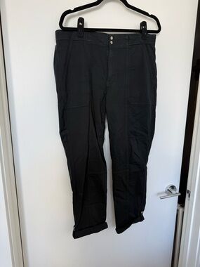 White House Black Market Black Utility Capris